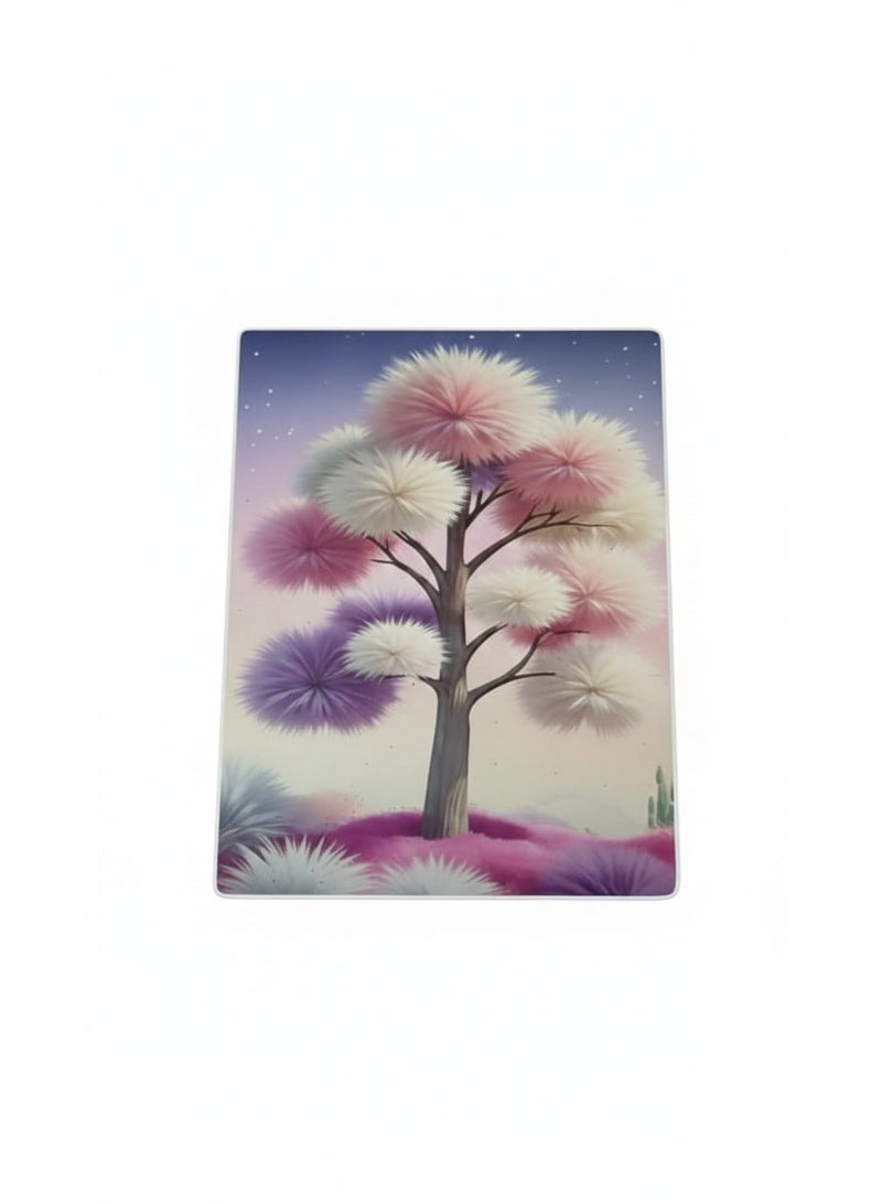 Modern Kids Bedroom Rug - 3D Dreamy Tree Design Carpet Alternative - Non-Slip Backing - 120x180 cm - Image 1